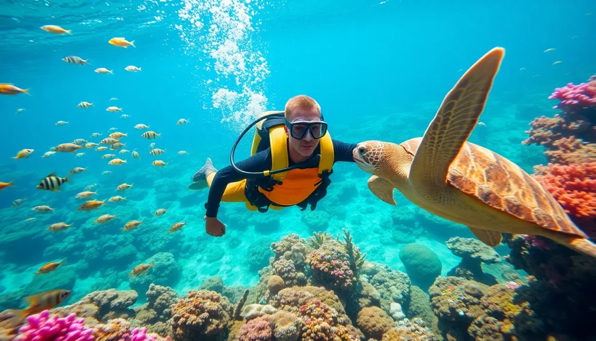 diving in the safukip sea