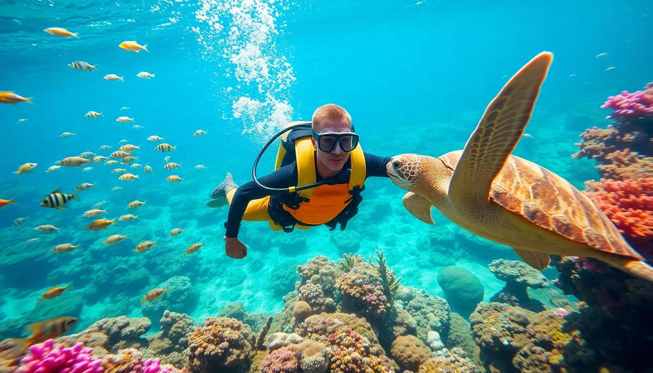 diving in the safukip sea